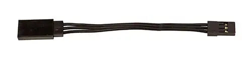 ASS27163 75mm Servo Wire Extension, black (2.95 in) Team Associated
