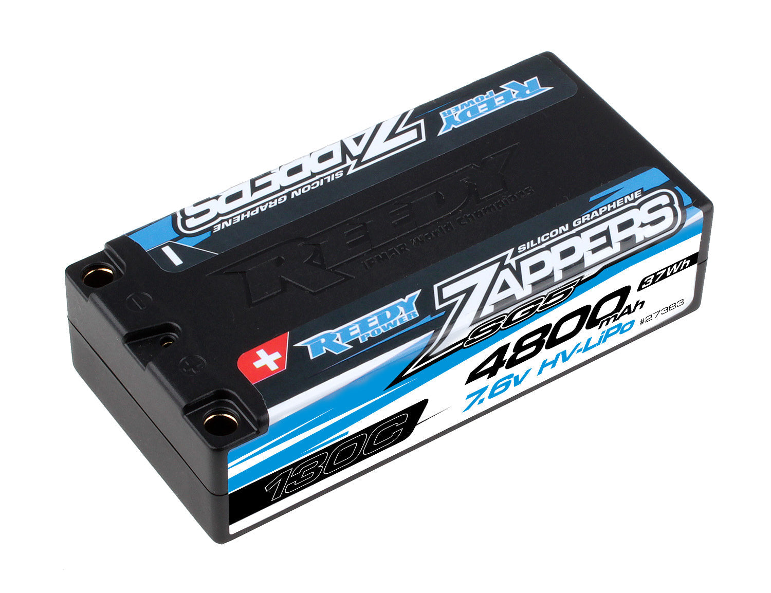 ASS27383 Zappers SG5 4800mAh 130C 7.6V Shorty Team Associated