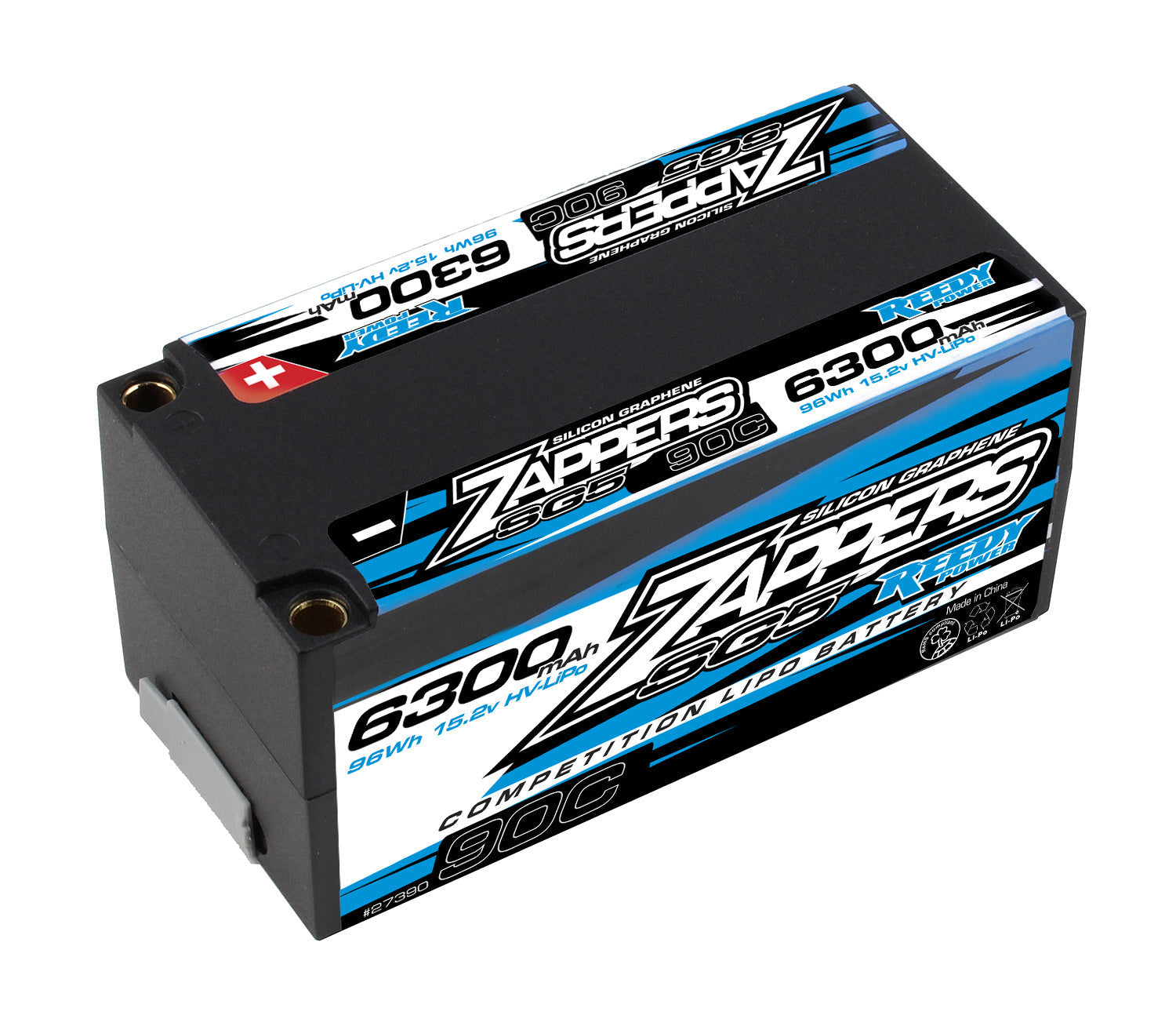 ASS27390 Zappers SG5 6300mAh 90C 15.2V Shorty Team Associated