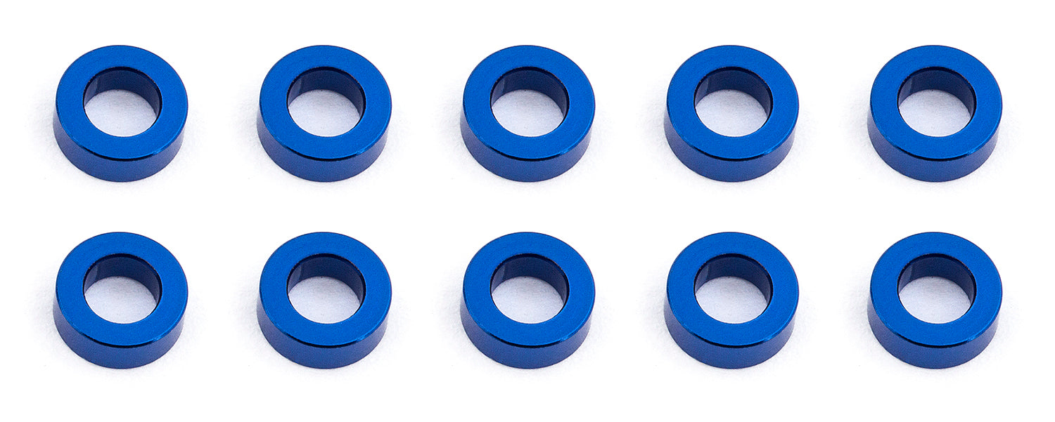 ASS31383 Ballstud Washers, 5.5x3.0x2.0 mm, blue aluminum Team Associated