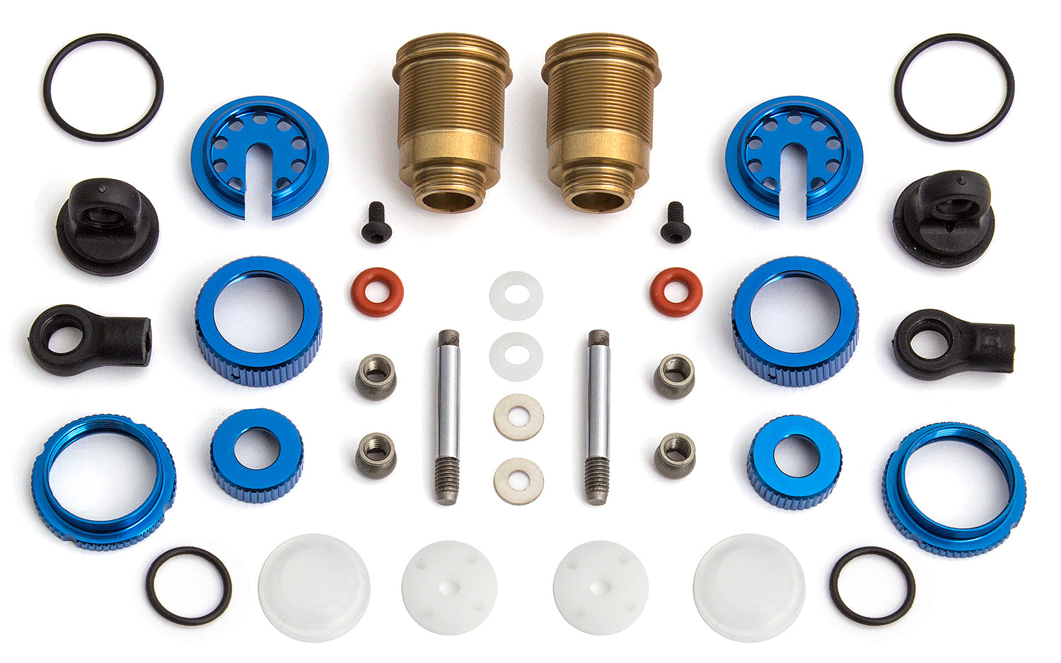ASS31760 TC7.1 FT 11x9 mm FOX(R) Shock Kit with Genuine Kashima Coat, SS, threaded Team Associated