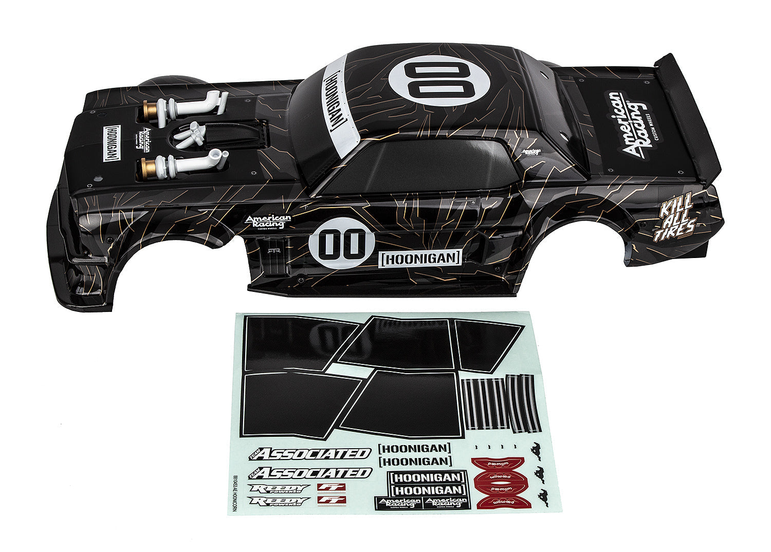 ASS31895 Hoonicorn Body Set, RTR Team Associated