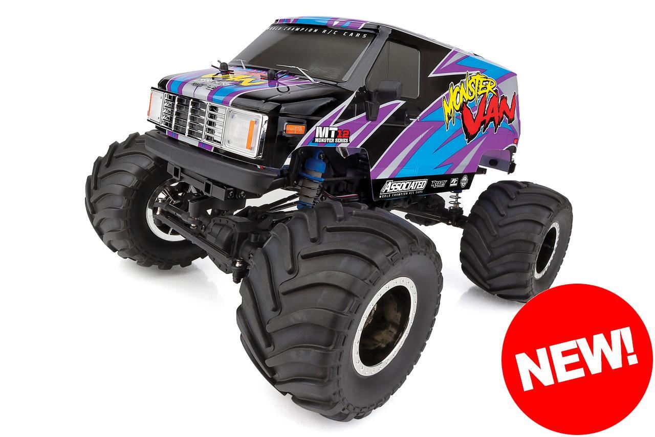 ASS40008C MT12 Monster Van RTR LiPo Combo Team Associated