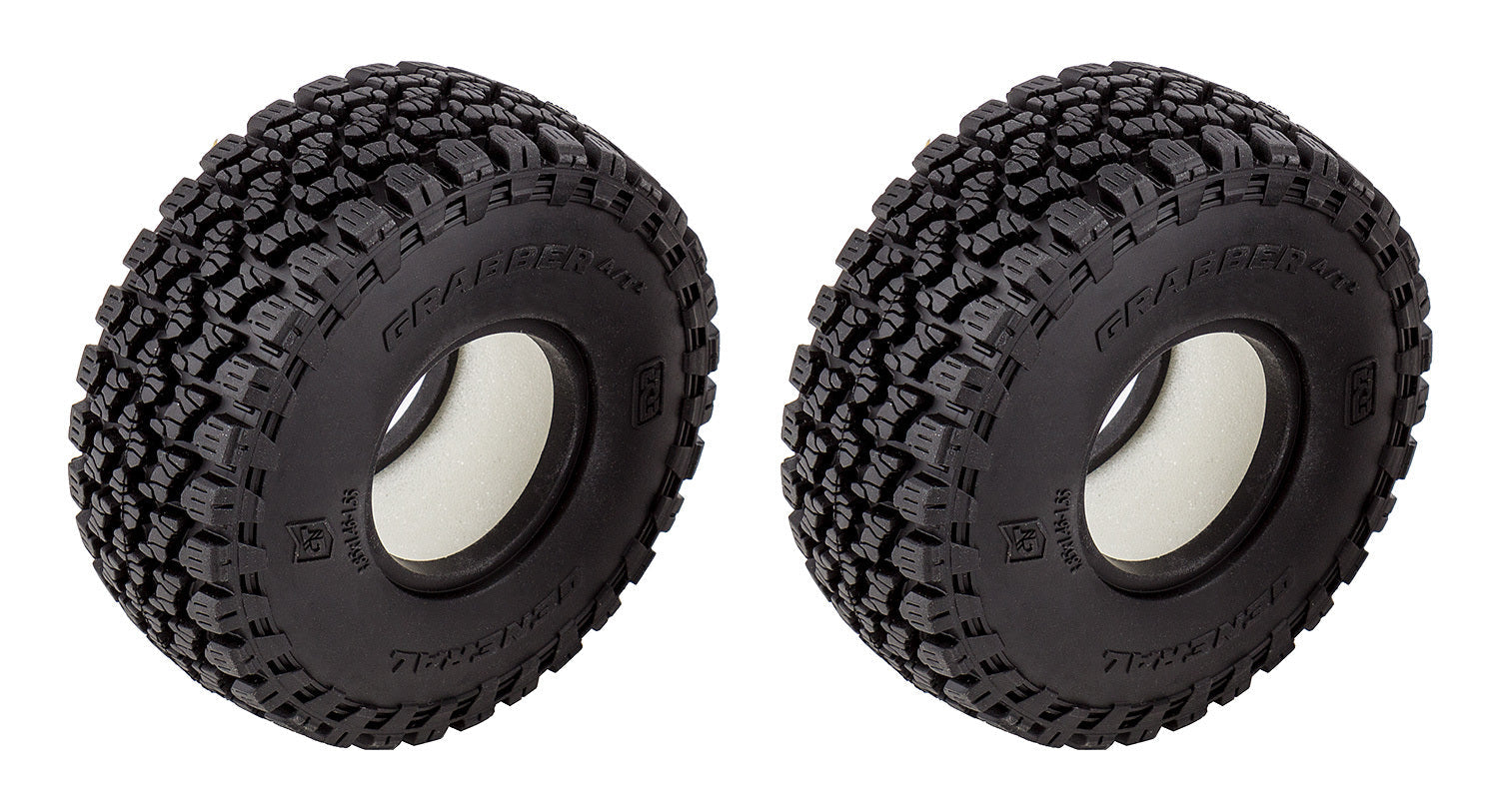 ASS42107 General Grabber A/T X Tires, 1.55 x 3.85 in dia Team Associated