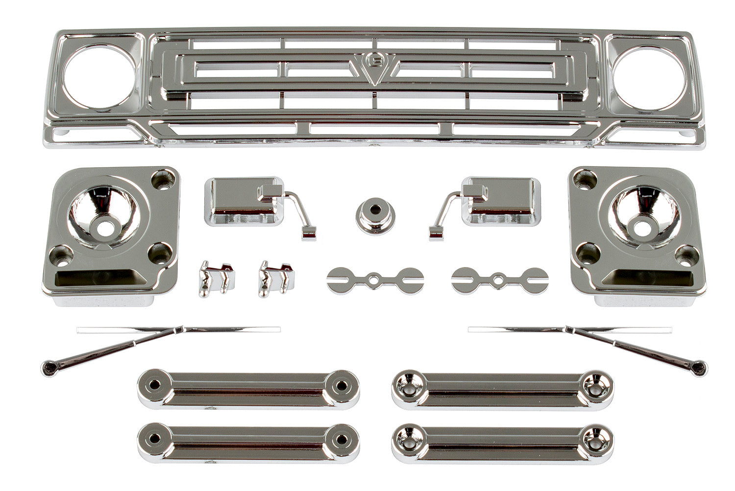 ASS42124 Sendero Body Accessories,chrome Team Associated