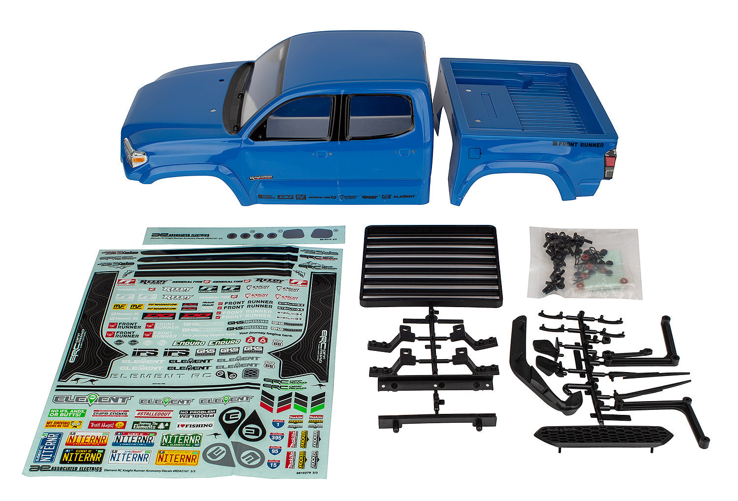 ASS42159 Enduro Knightrunner Body Set, blue Team Associated