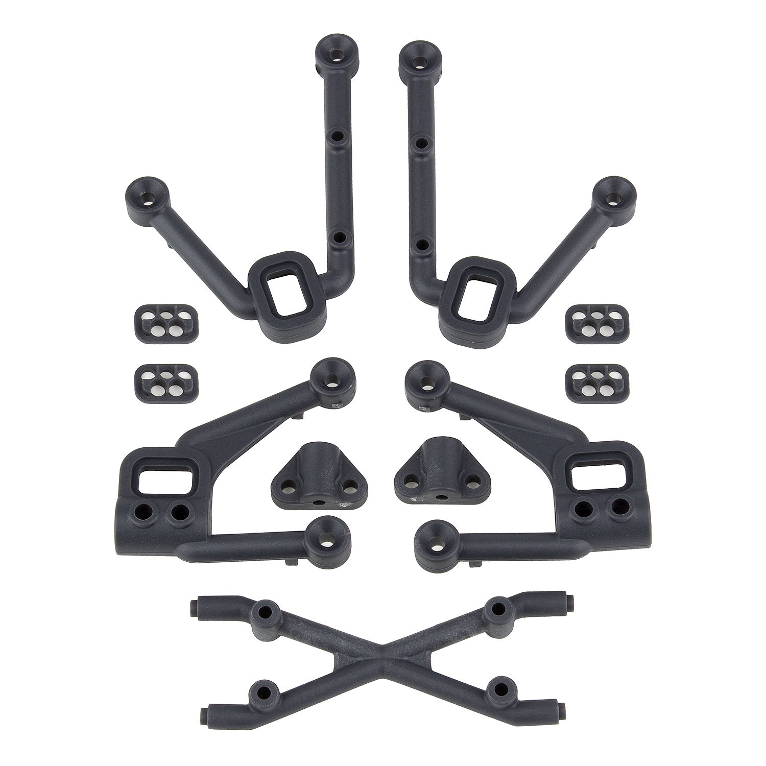 ASS42263 Enduro Gatekeeper Shock Mounts, hard Team Associated