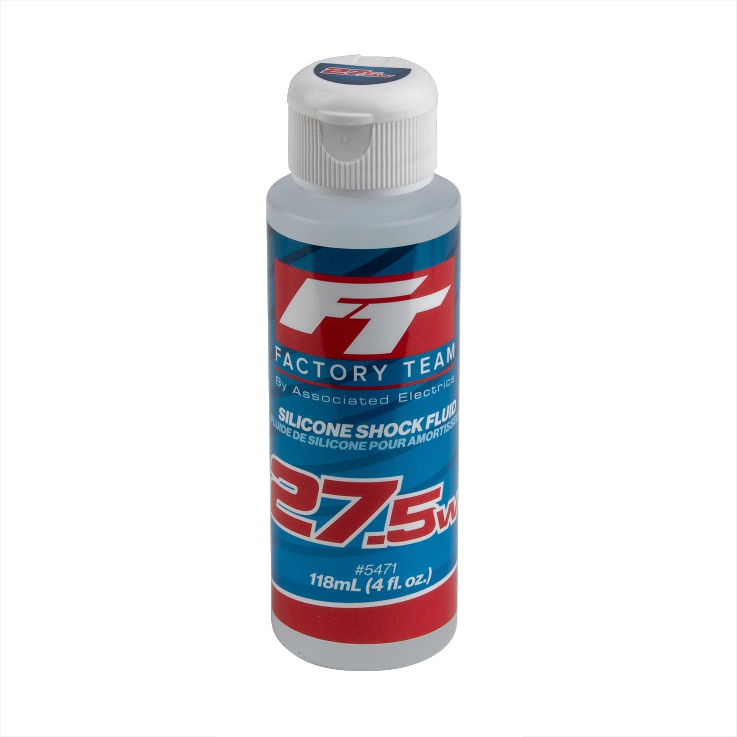 ASS5471 FT Silicone Shock Fluid, 27.5wt (313 cSt), 4oz. Team Associated