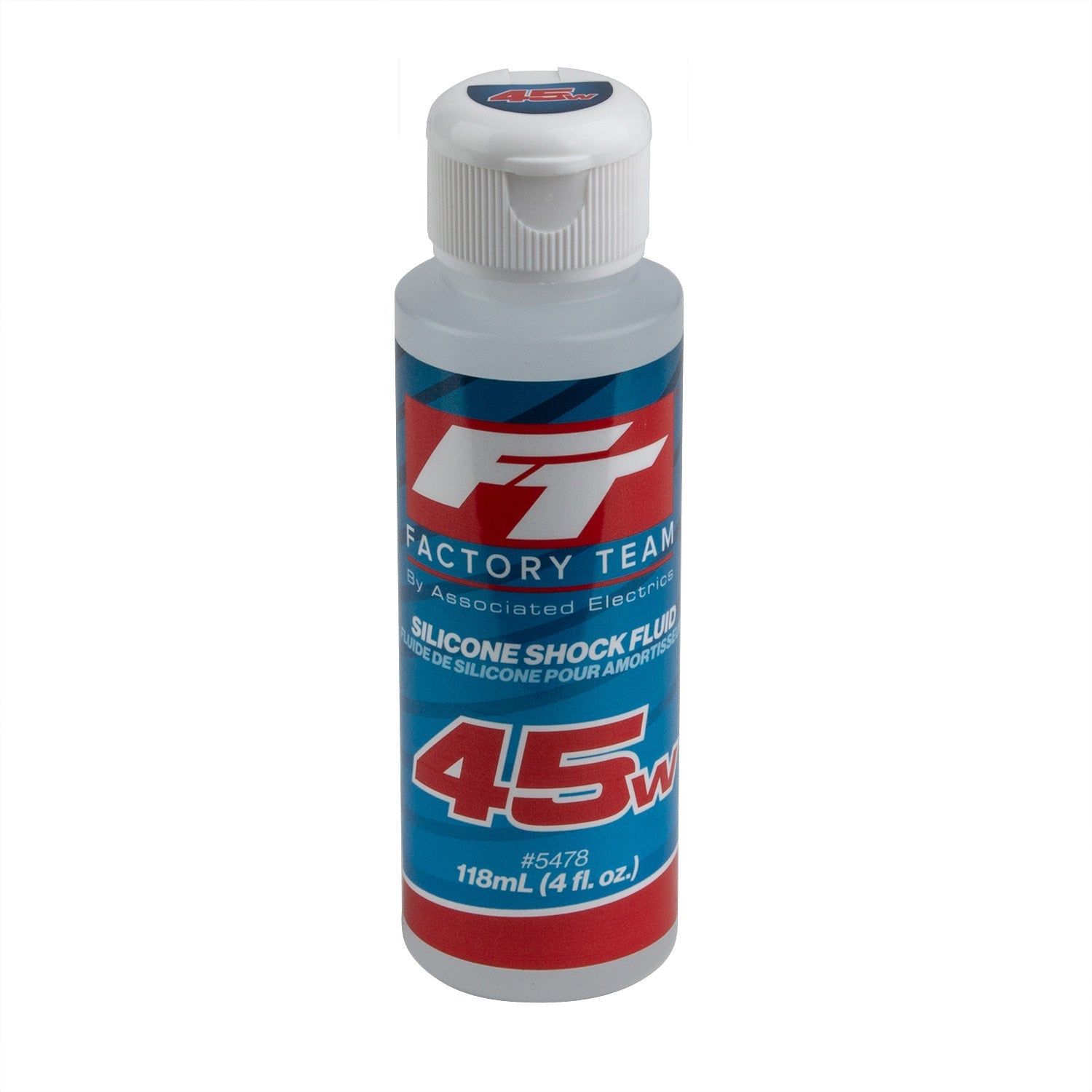 ASS5478 FT Silicone Shock Fluid, 45wt (575 cSt), 4oz. Team Associated