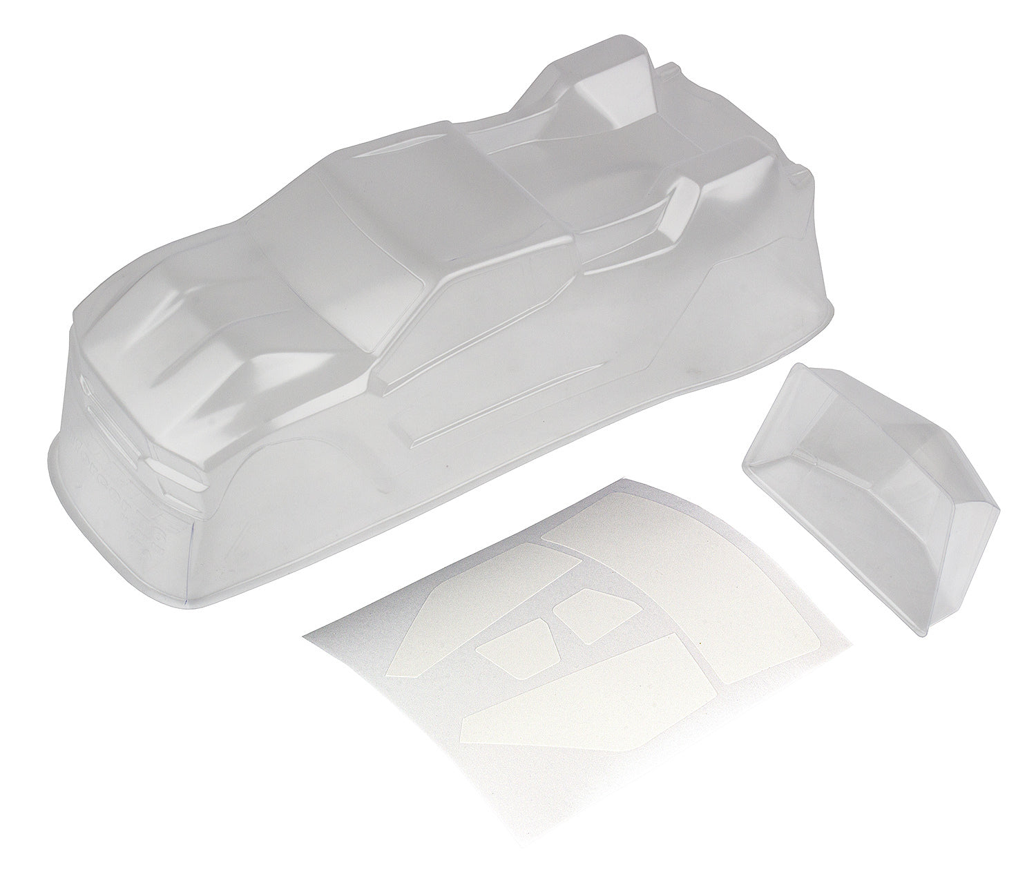 ASS71126 T6.1 Body and Spoiler, clear Team Associated