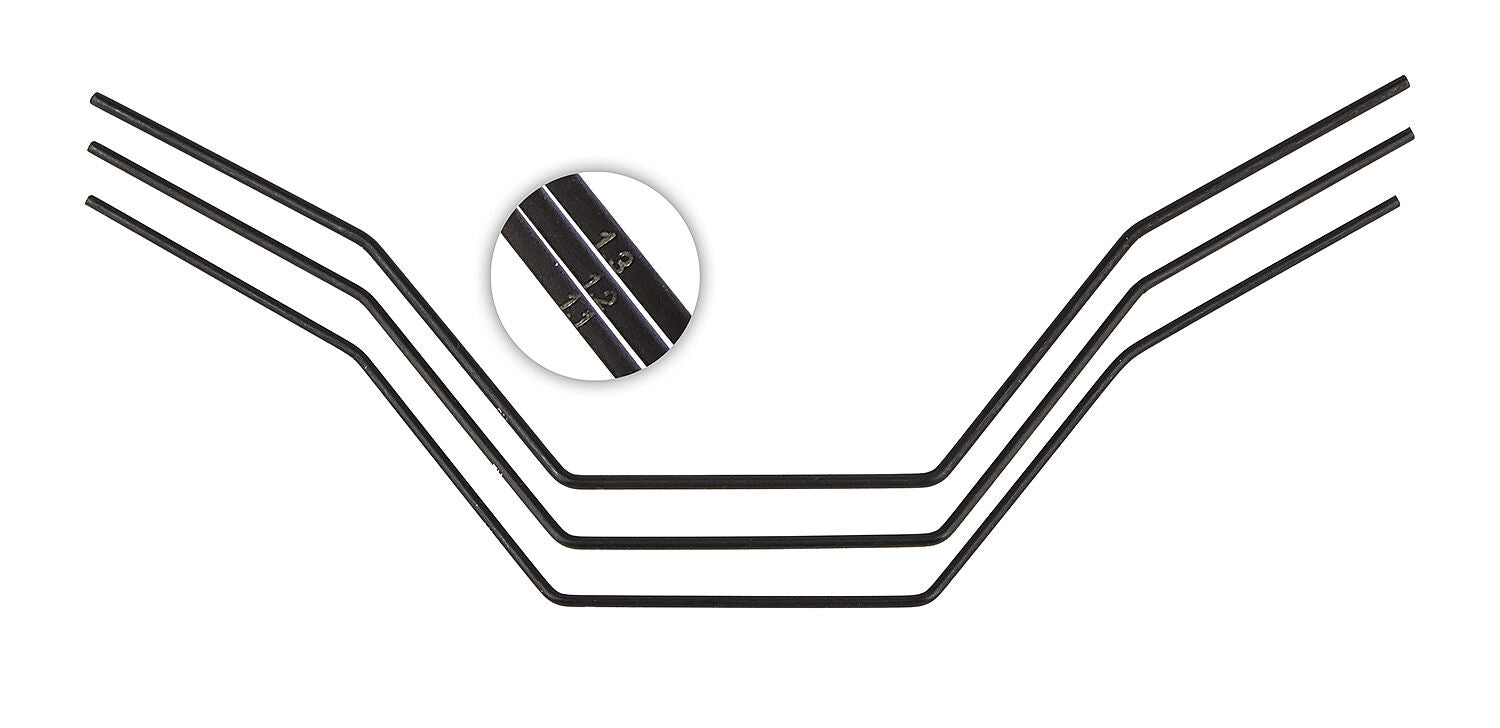 ASS71129 Rear Anti-roll Bar Set TEAM ASSOCIATED