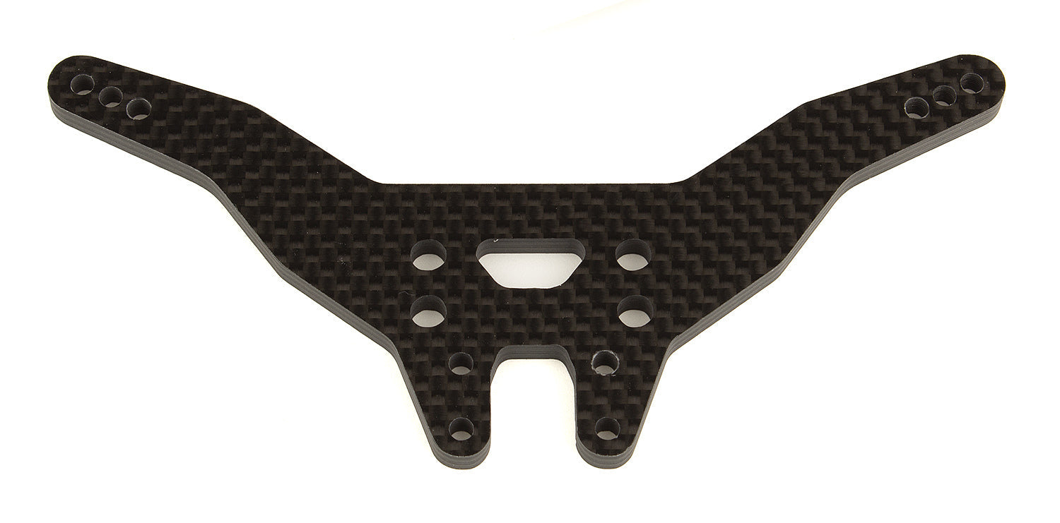 ASS71137 RC10T6.2 Rear Shock Tower, gull wing, carbon fiber Team Associated