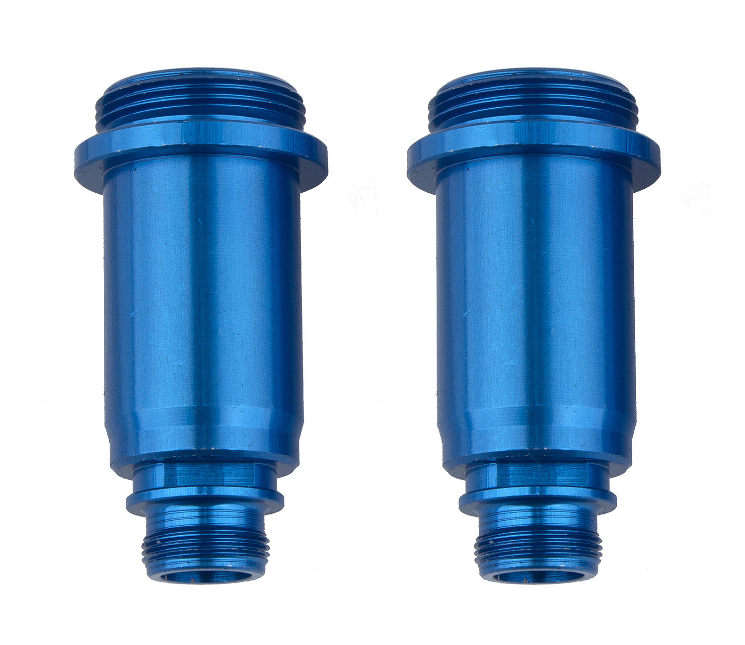 ASS71191 SR10 Shock Bodies, 12x23mm, front, blue aluminum Team Associated
