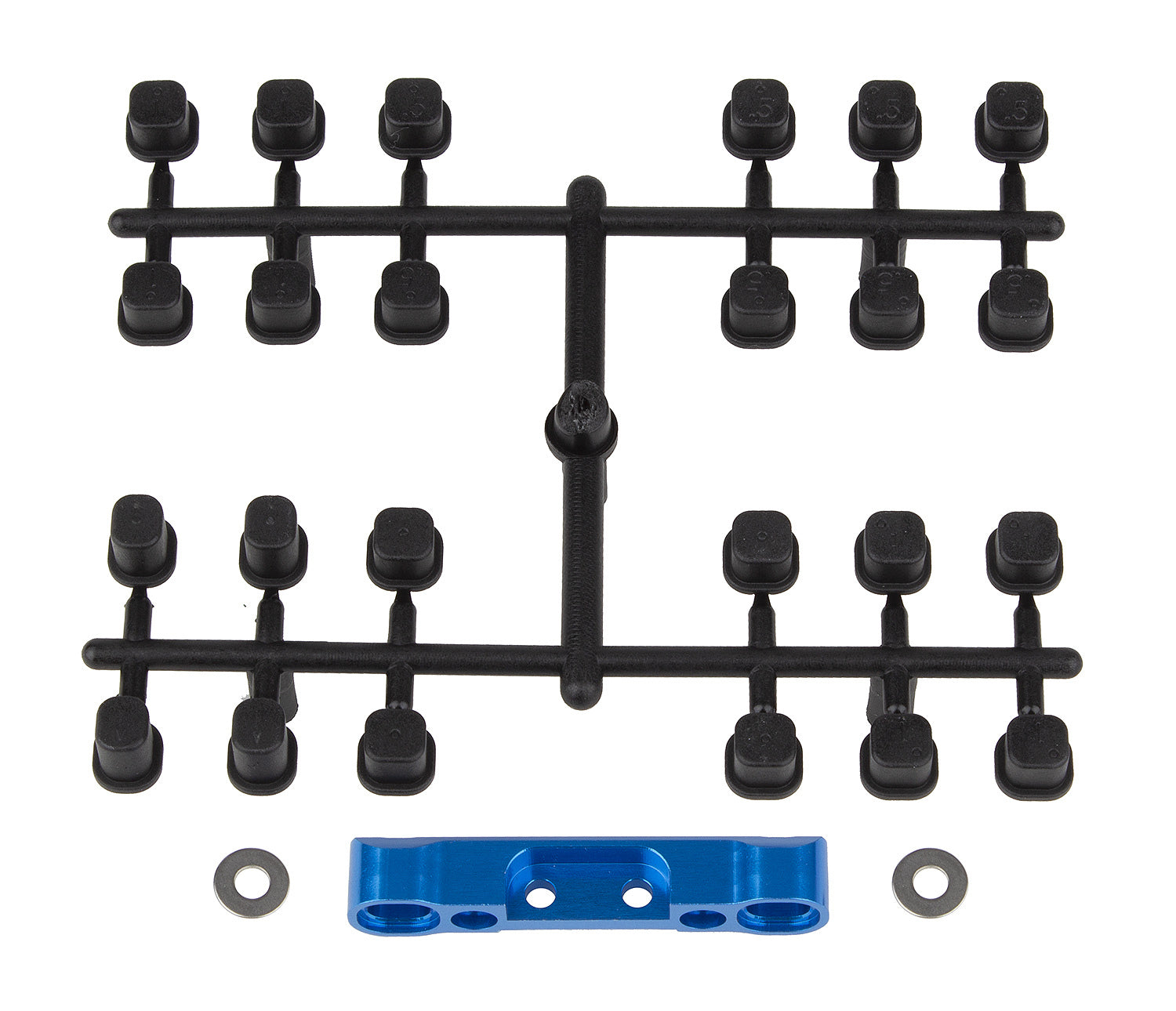 ASS72009 DR10 FT Arm Mount D, aluminum Team Associated