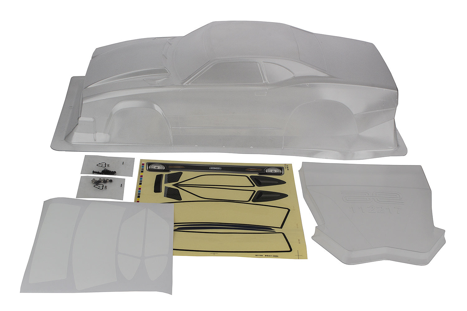 ASS72035 DR10 Pro Reakt Body, clear Team Associated