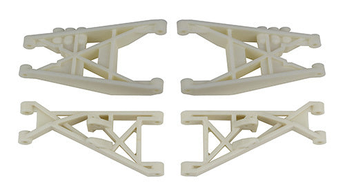 ASS7806 Front and Rear Suspension Arms, white TEAM ASSOCIATED