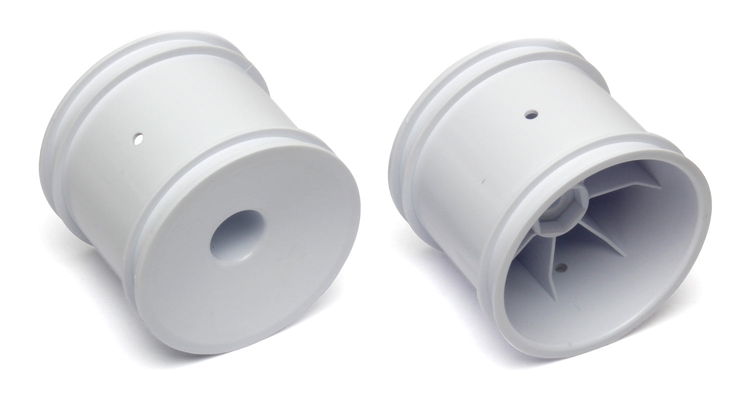 ASS7852 2WD Truck Wheels, 2.2 in, 12 mm Hex, white Team Associated