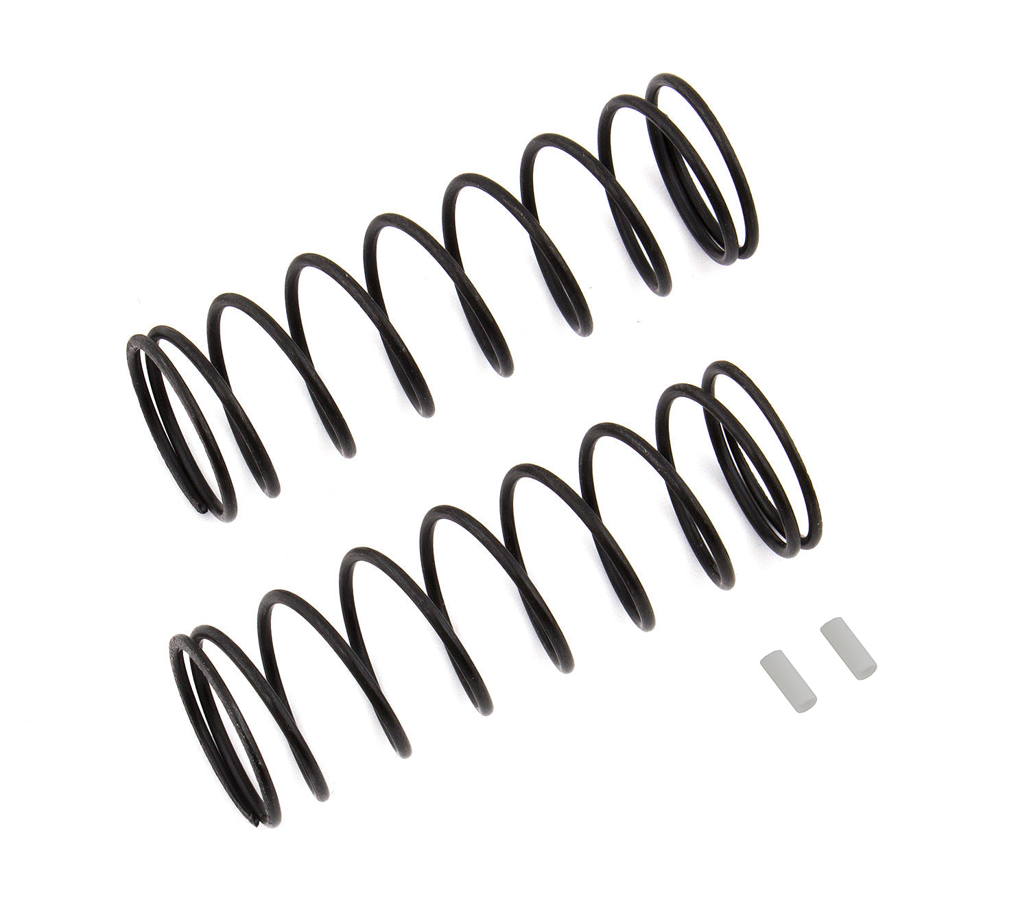 ASS81223 Front Springs V2, white, 5.1 lb/in, L70, 9.25T, 1.6D Team Associated