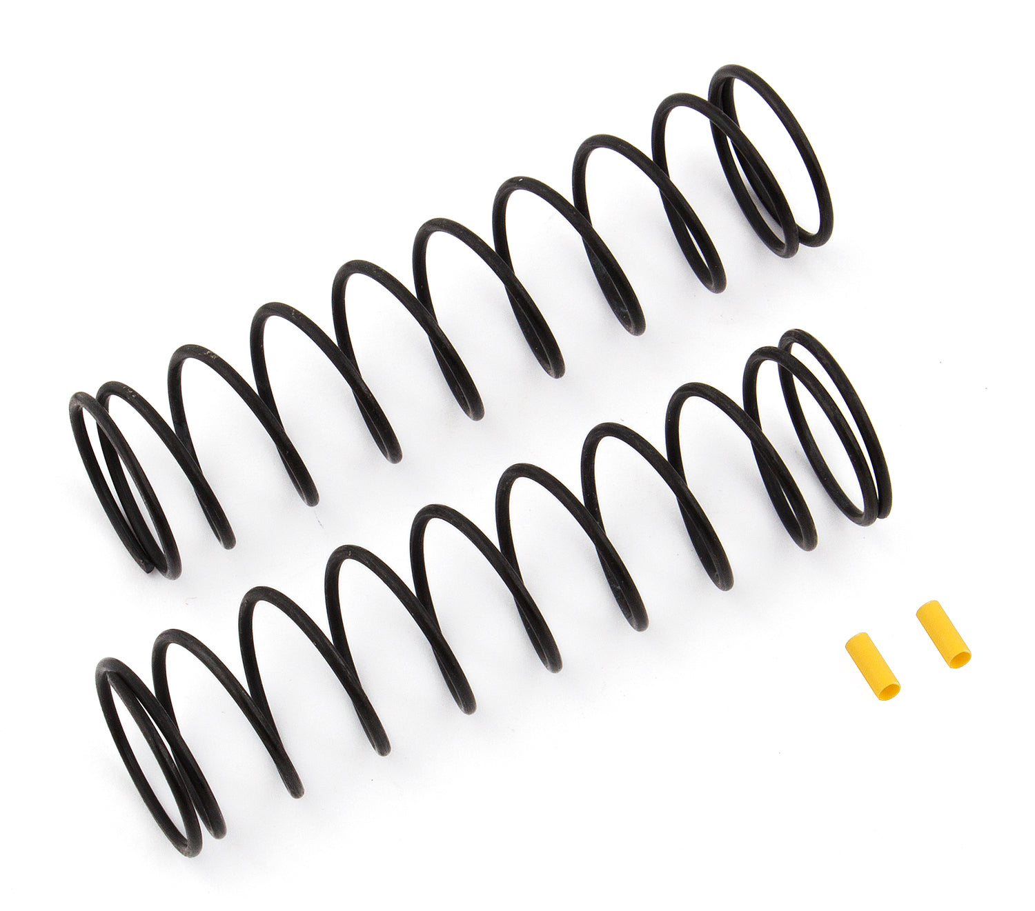 ASS81232 Rear Springs V2, yellow, 4.4 lb/in, L86, 10.25T, 1.6D Team Associated