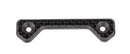 ASS81499 FT RC8 One-Piece Rear Wing Button, carbon fiber Team Associated