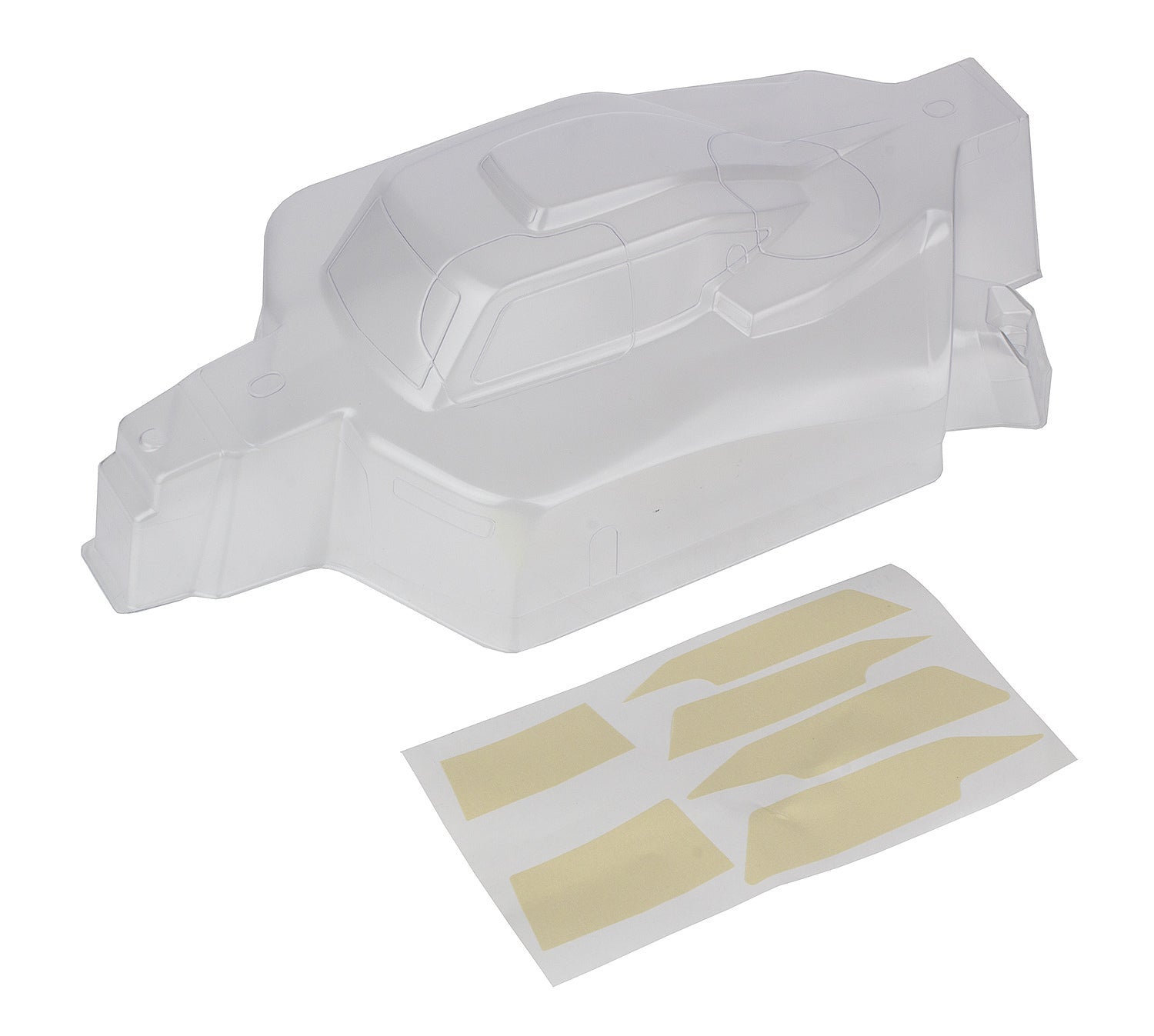 ASS81568 RC8B4 body, Mu, clear Team Associated