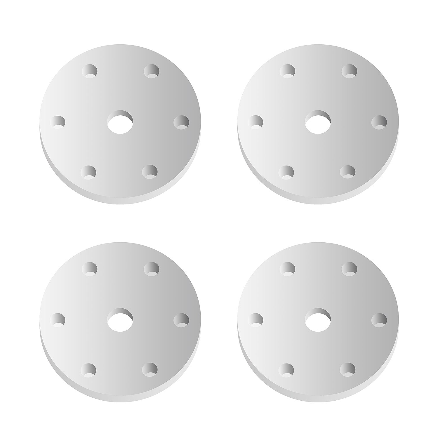 ASS81597 FT 16mm Shock Pistons, 6x1.4, flat Team Associated