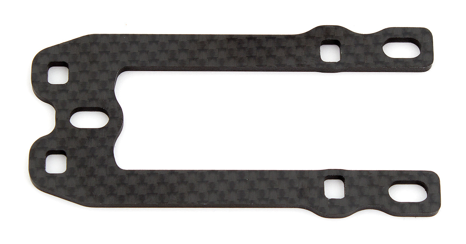 ASS8636 RC10F6 FT Front Top Plate, forward servo, carbon fiber Team Associated