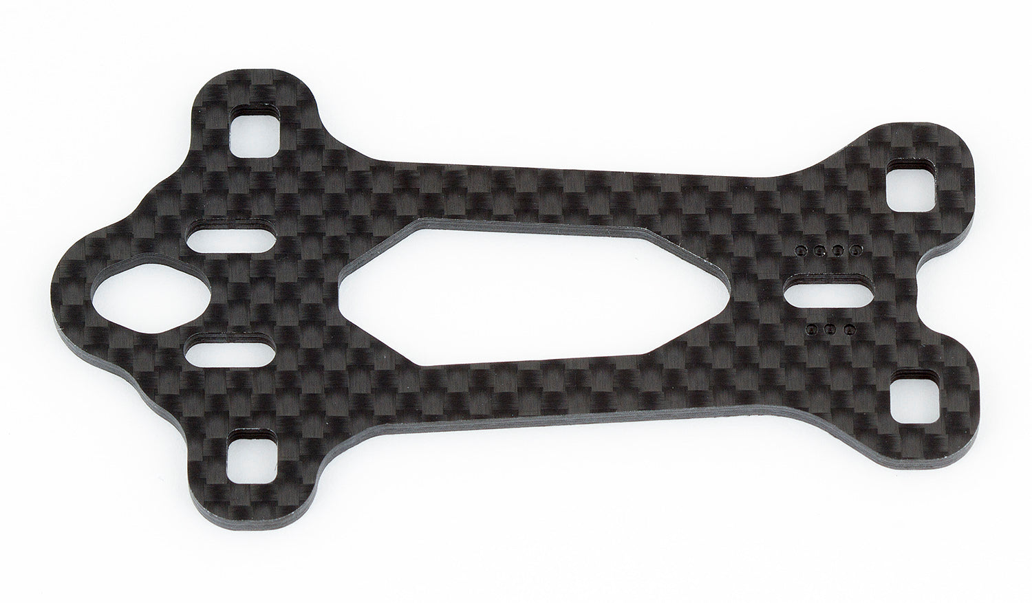 ASS8637 RC10F6 FT Adjustable Caster Top Plate, carbon fiber Team Associated