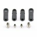 ASS89077 ###RC8 Chassis Brace Rod Ends Team Associated