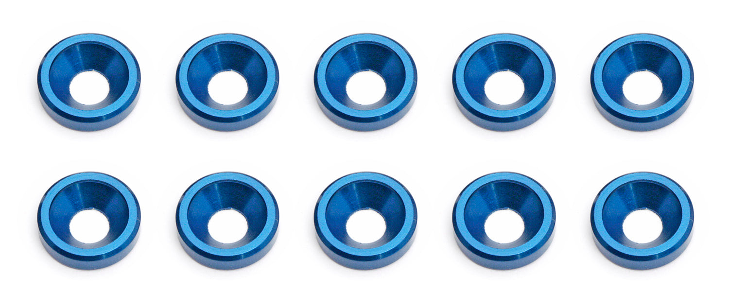 ASS89229 Blue Countersunk Washers Team Associated
