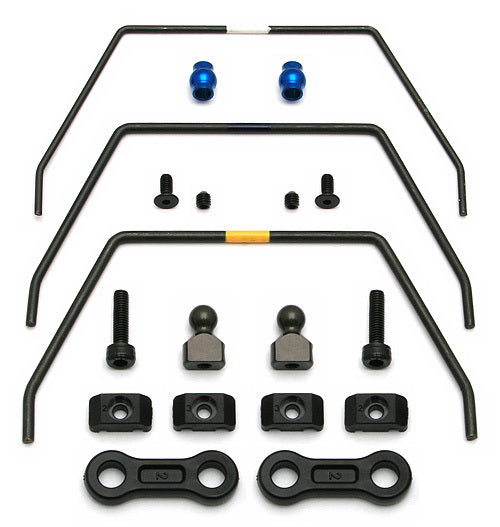 ASS91123 SC10 4X4 Front Sway Bar Set Team Associated