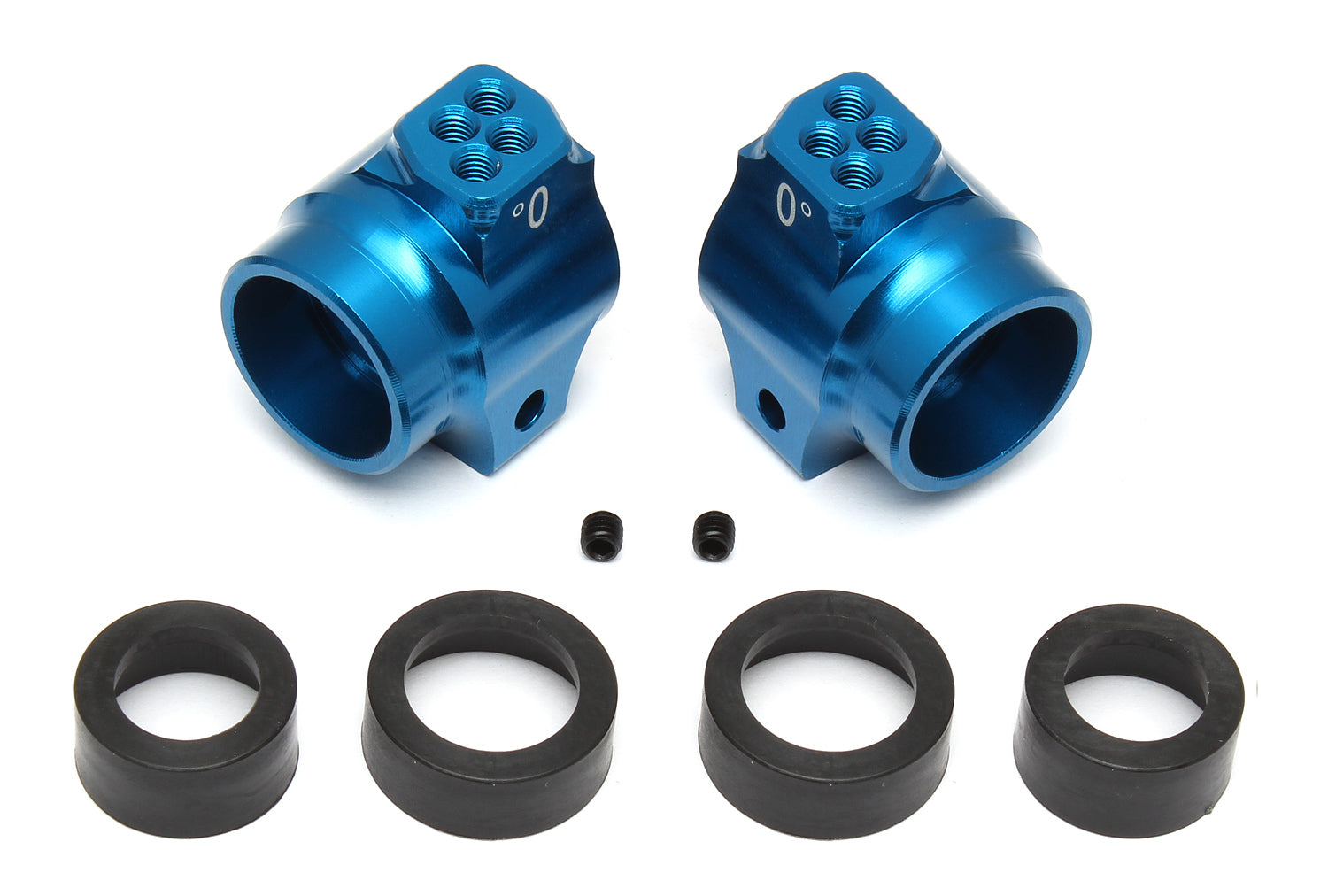 ASS91548 FT Aluminum Rear Hubs, blue Team Associated