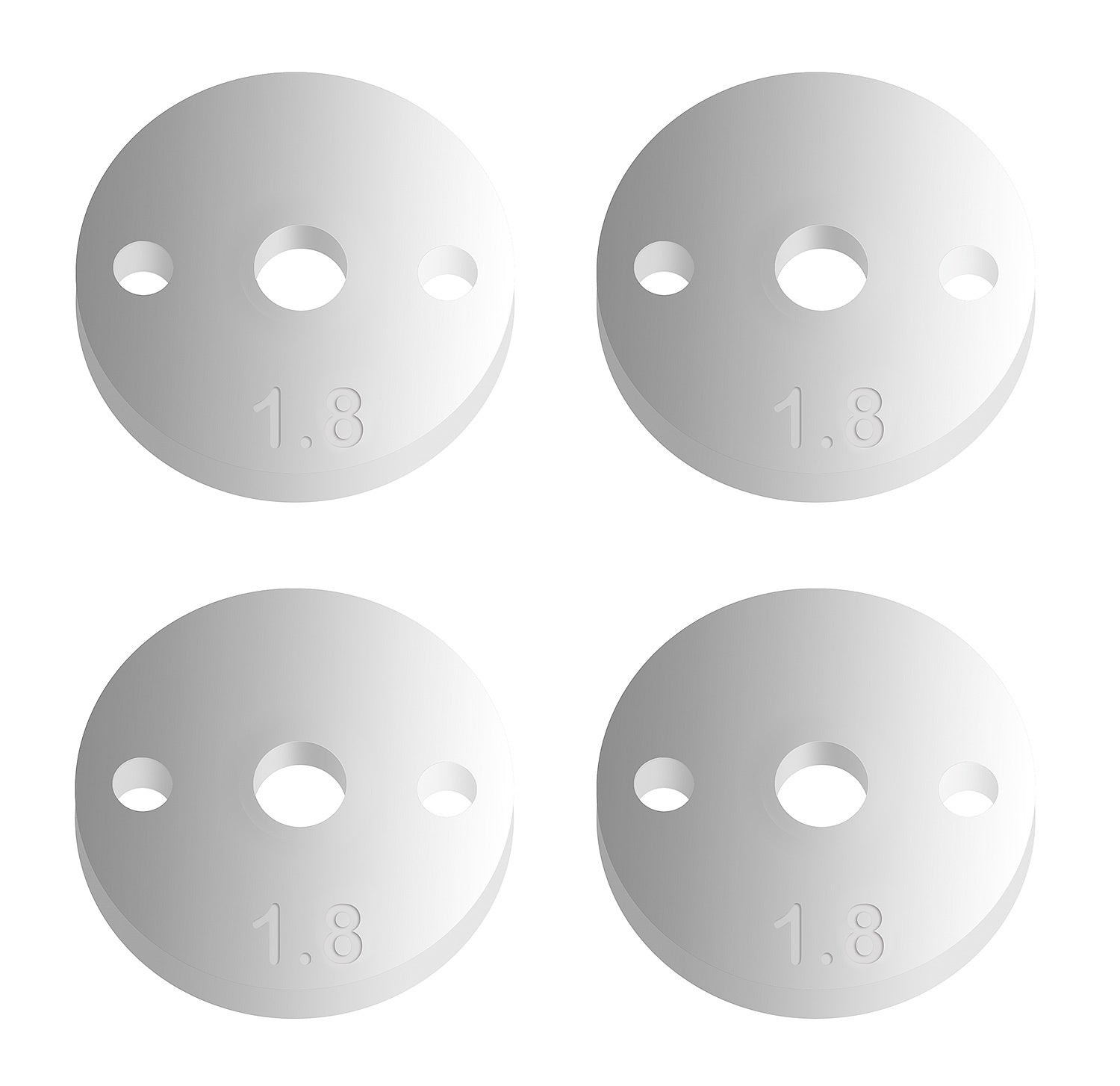 ASS91629 #### FT 12 mm Pistons V2, 2x1.8 mm, flat Team Associated