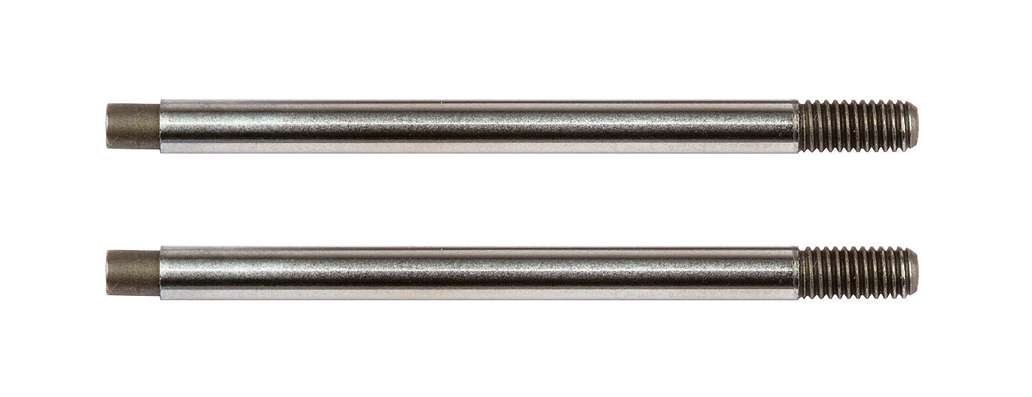 ASS91643 FT 3x24 mm Shock Shafts V2, chrome Team Associated