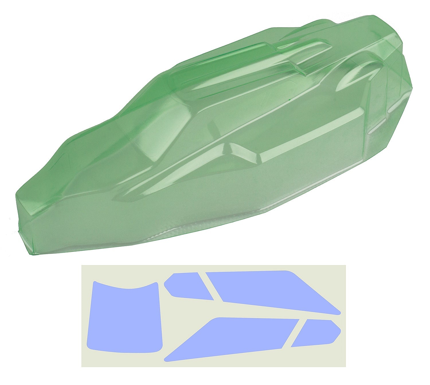 ASS91740 RC10B6 Lightweight Body, clear (USE ASS91828) Team Associated