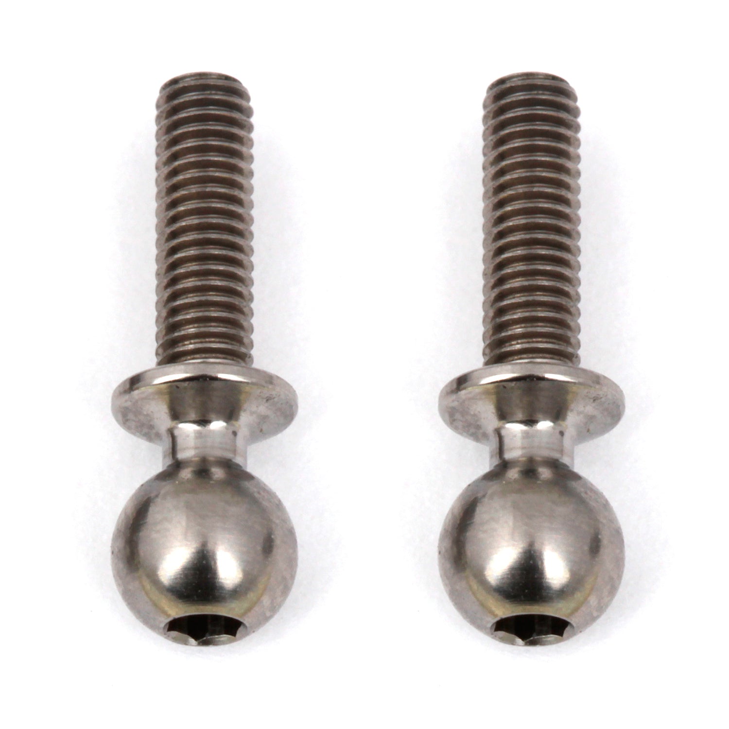 ASS91753 FT Heavy-duty Ti Ballstuds, 10 mm, long neck Team Associated