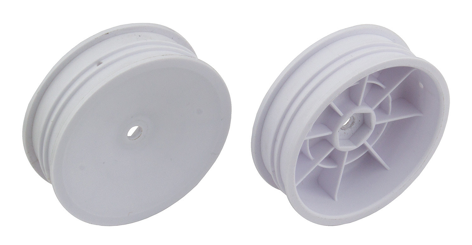 ASS91757 2WD Slim Front Wheels, 2.2 in, 12 mm Hex, white Team Associated