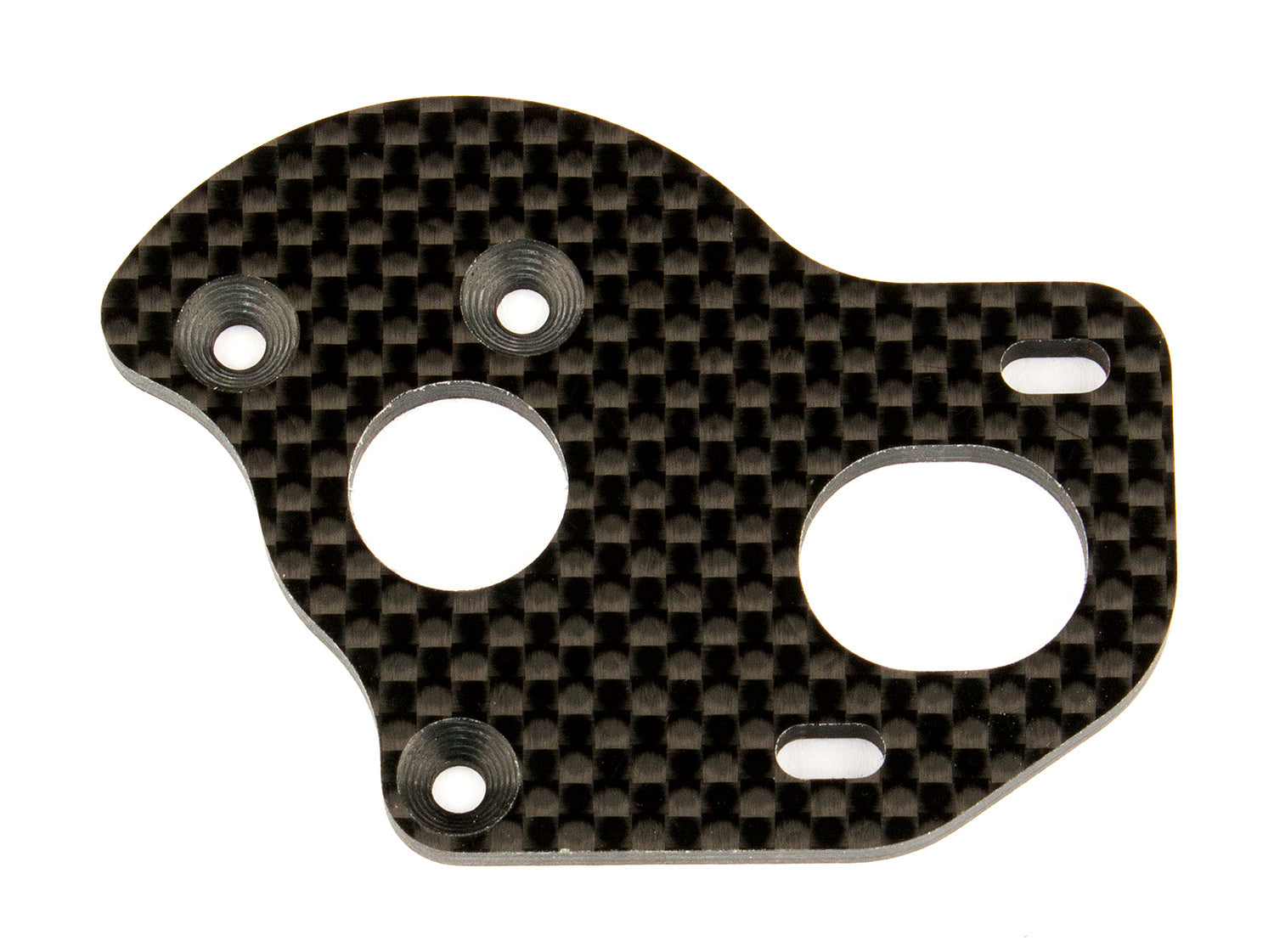 ASS91796 FT Laydown/Layback Motor Plate, carbon fiber Team Associated