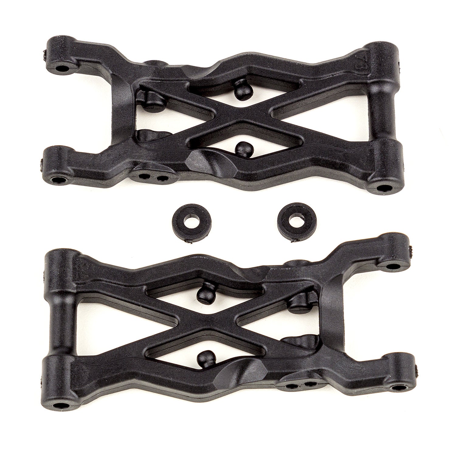 ASS91853 RC10B6.2 Rear Suspension Arms, 73mm Team Associated