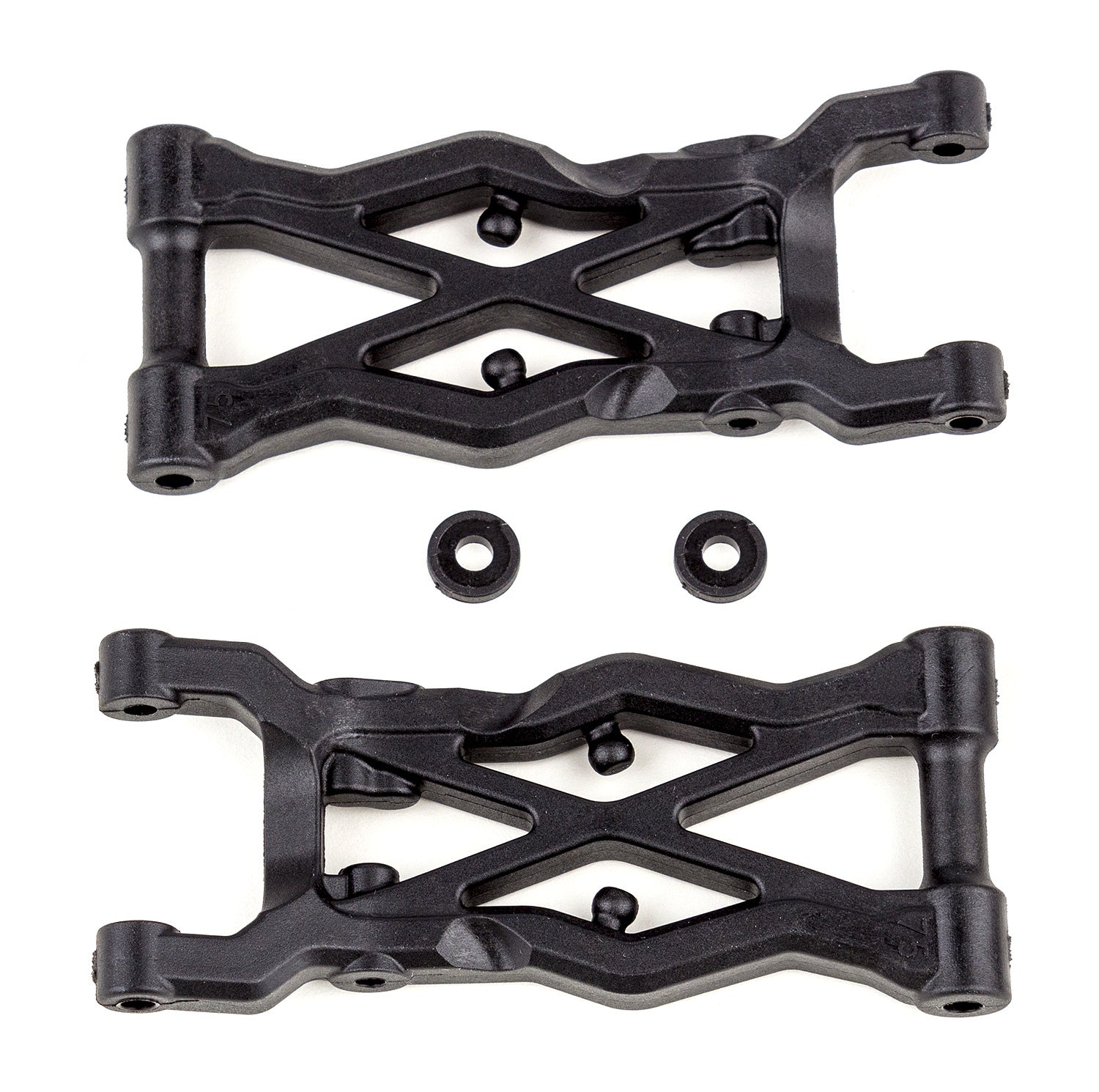 ASS91855 RC10B6.2 Rear Suspension Arms, 75mm Team Associated