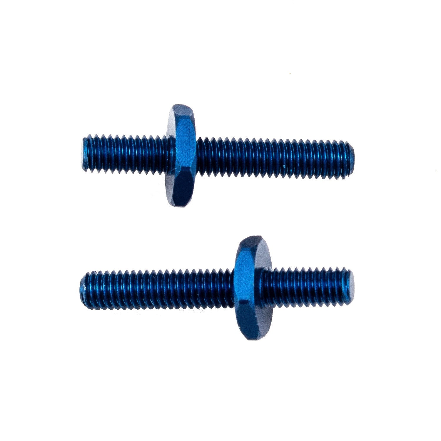 ASS91905 RC10B6.3 FT Battery Strap Shoulder Screws, blue aluminum Team Associated