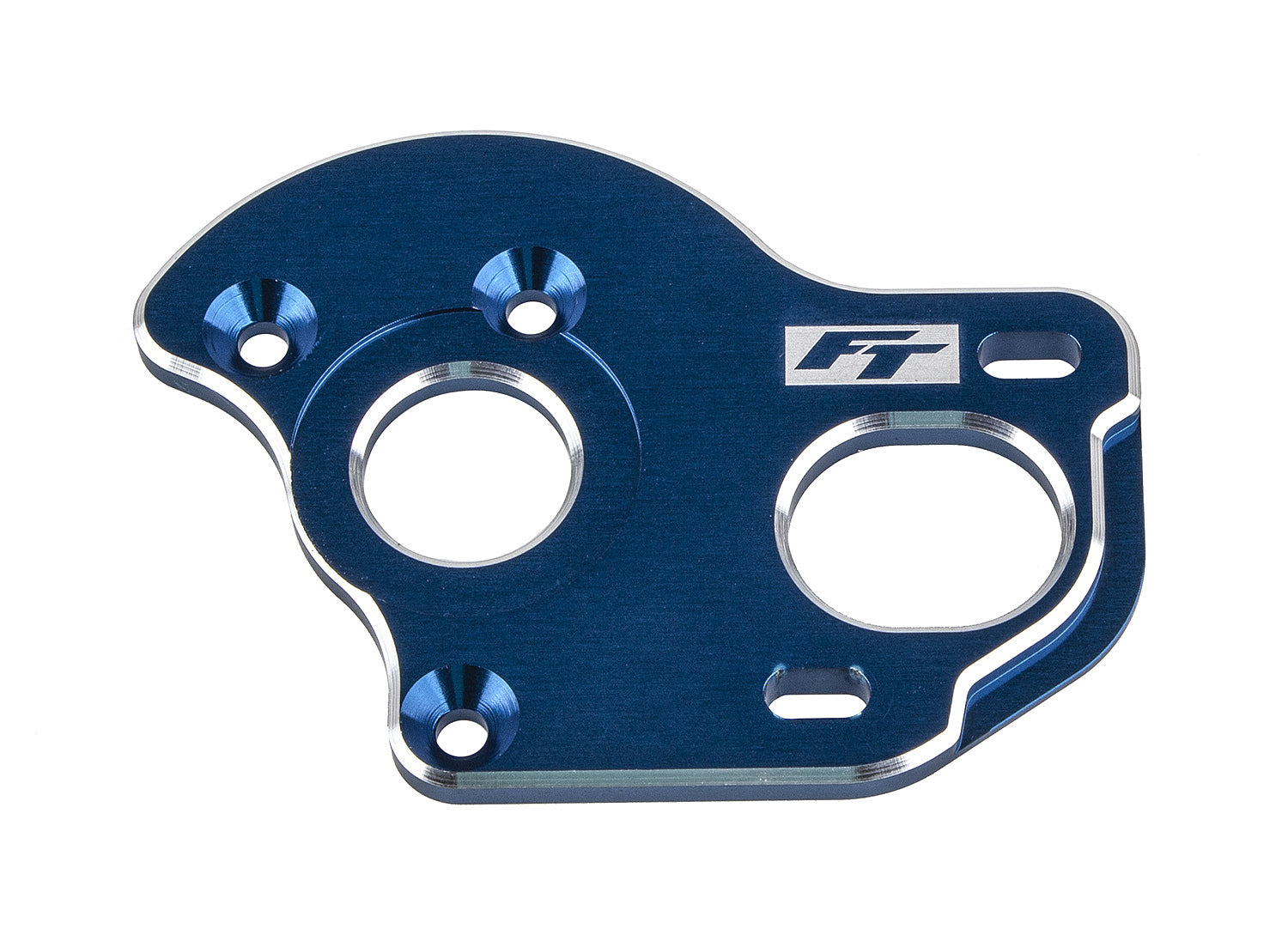 ASS91907 RC10B6.1 FT Laydown/Layback Motor Plate, 3.5mm, blue Team Associated