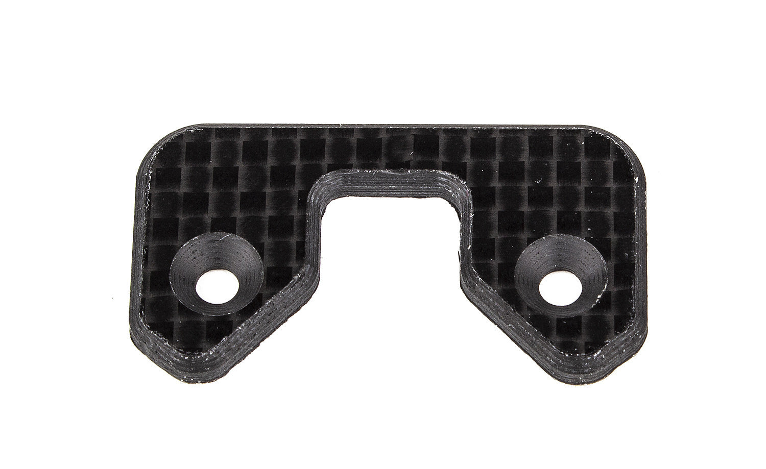 ASS91917 FT RC10 One-Piece Rear Wing Button, carbon fiber Team Associated