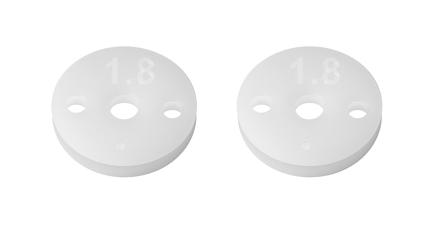 ASS91934 FT 13mm Shock Pistons, 2.5mm, 2x1.8 Team Associated