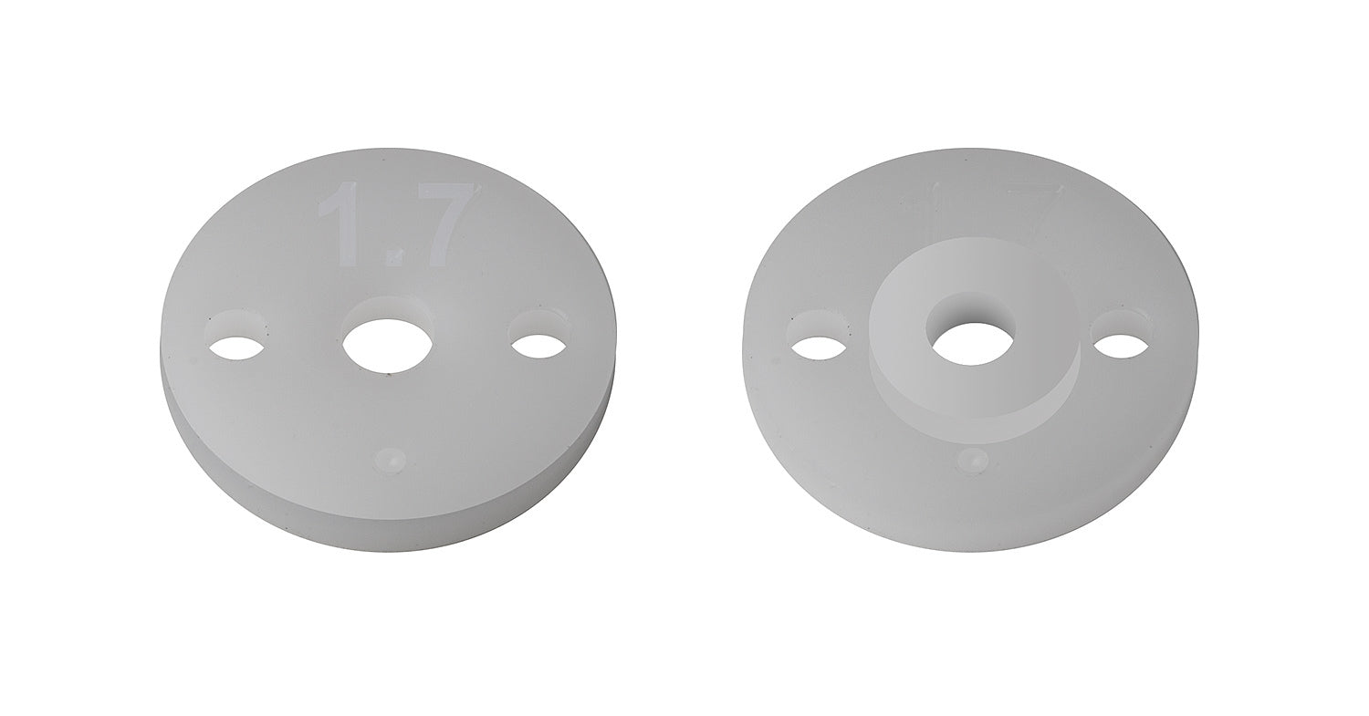 ASS91937 FT 13mm Shock Pistons, 2.0mm, 2x1.7 Team Associated