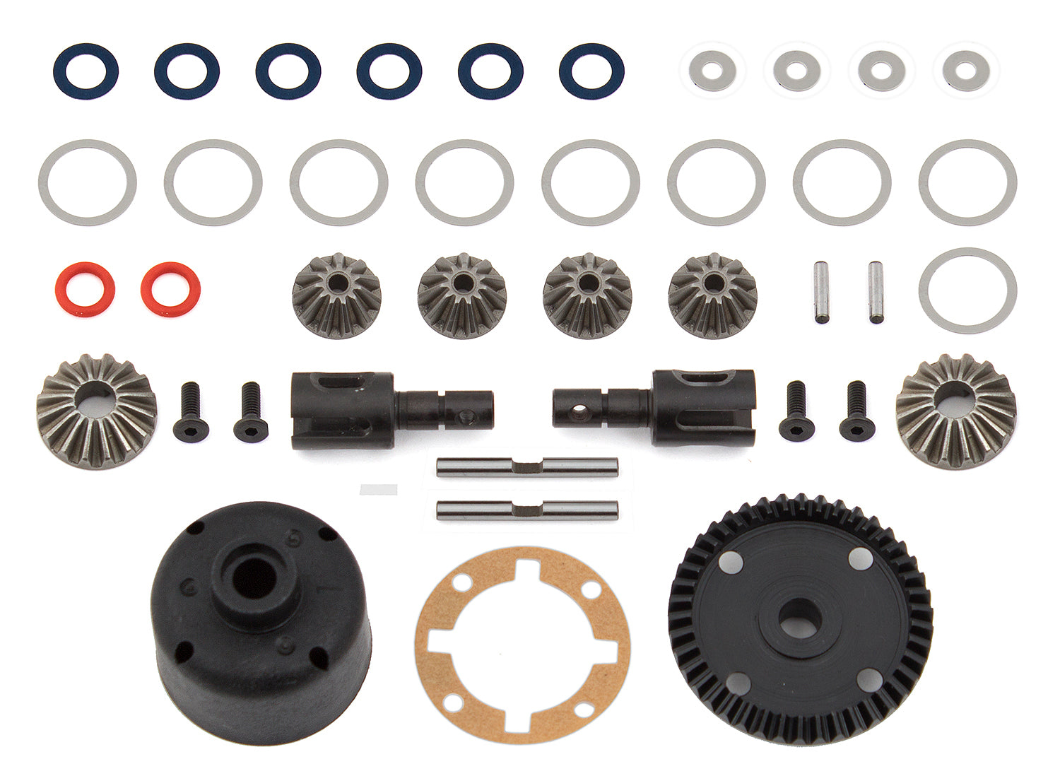 ASS92073 B64 Gear Diff Kit, front and rear Team Associated