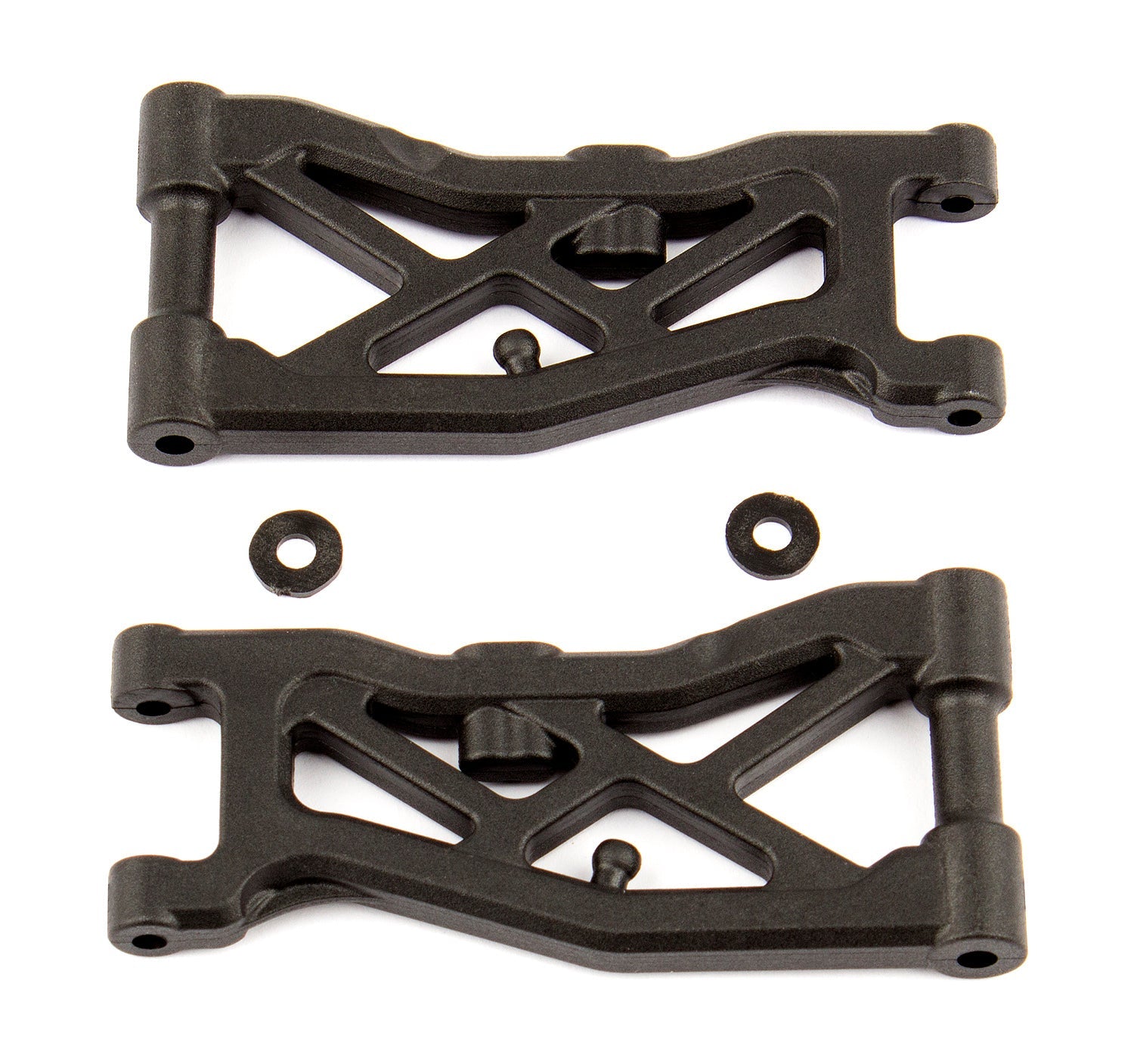 ASS92128 RC10B74 Front Suspension Arms Team Associated