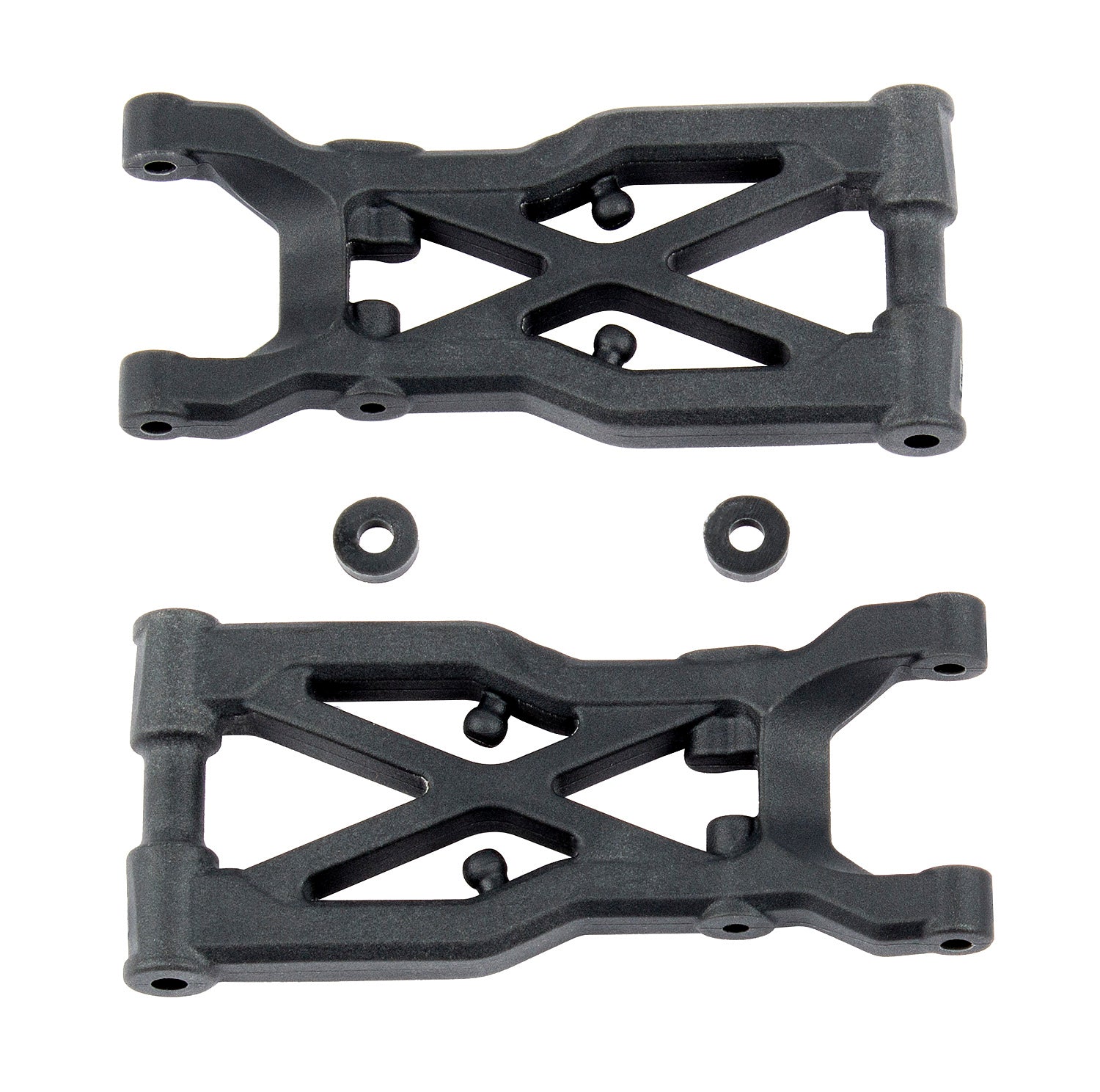 ASS92131 RC10B74 Rear Suspension Arms, hard Team Associated