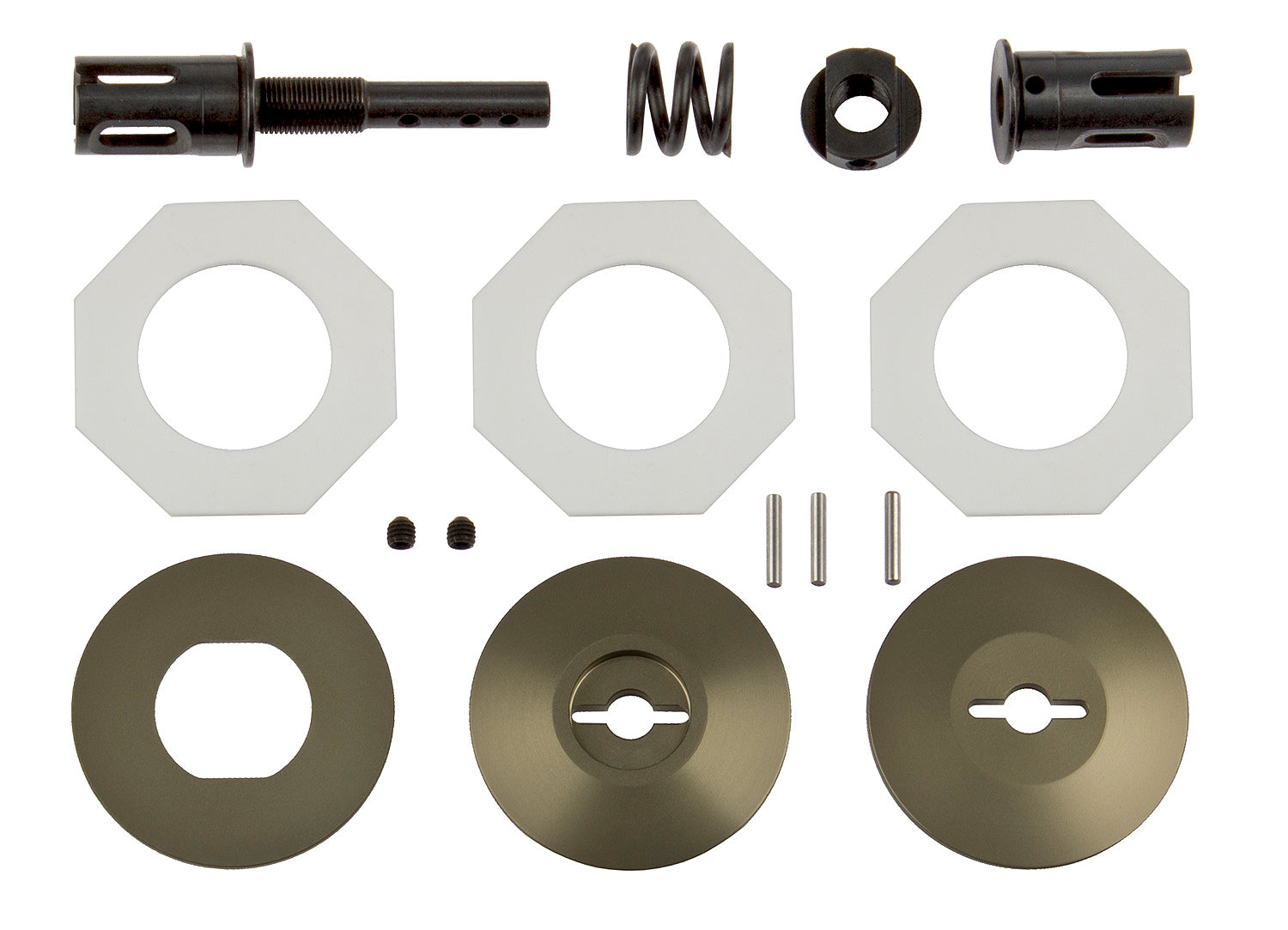 ASS92225 RC10B74 Slipper Set Team Associated