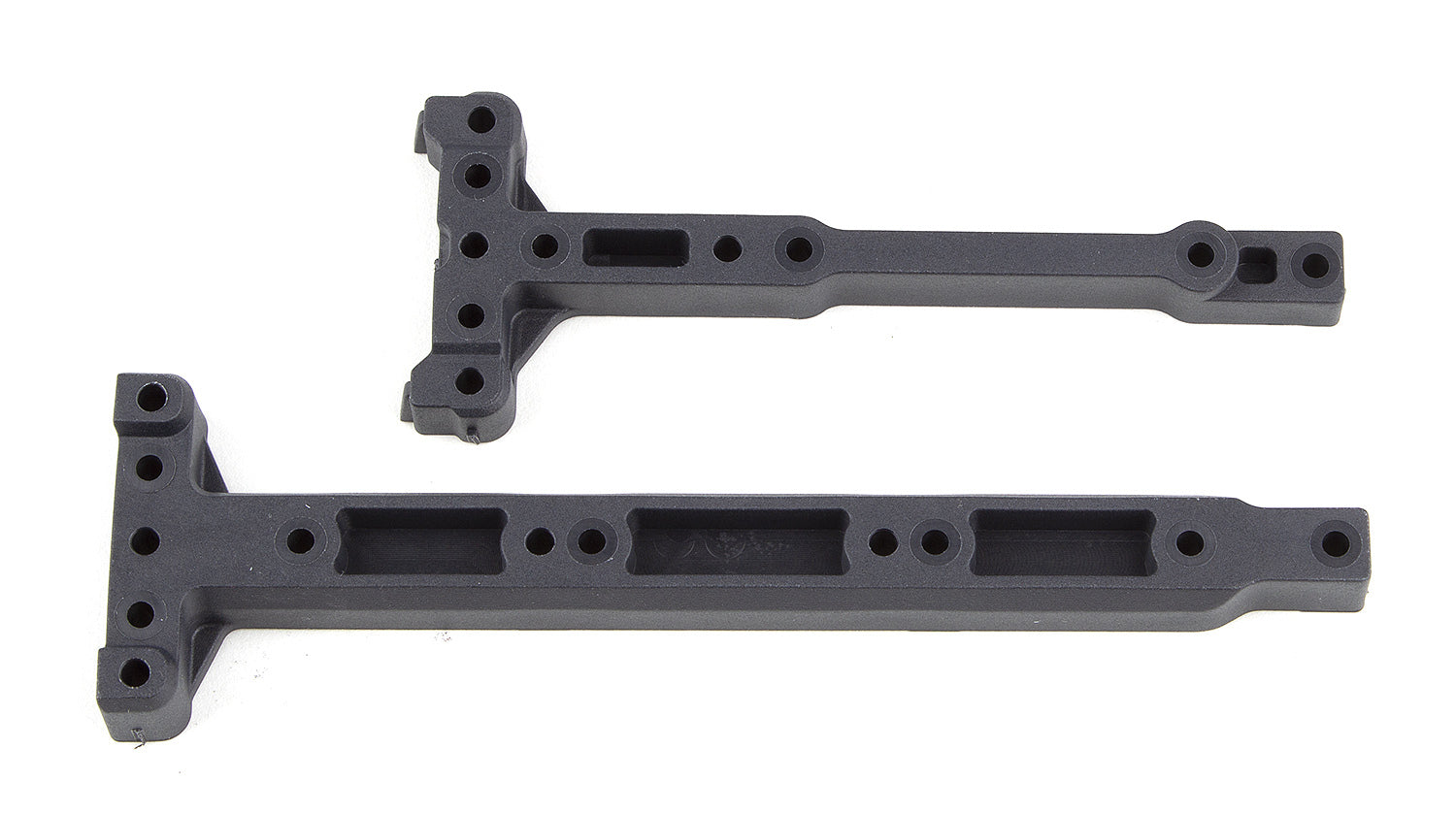 ASS92300 RC10B74 FT Chassis Braces, carbon Team Associated
